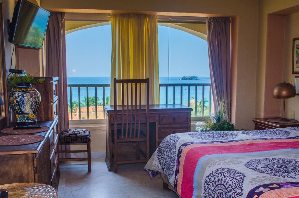 Enna Inn Ixtapa Departamentos Vista Al Mar Bagian luar foto