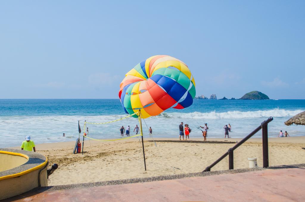 Enna Inn Ixtapa Departamentos Vista Al Mar Bagian luar foto