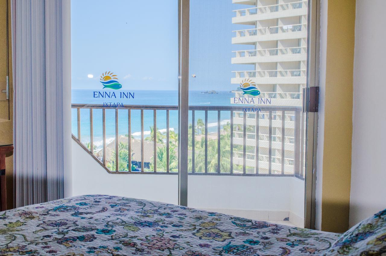 Enna Inn Ixtapa Departamentos Vista Al Mar Bagian luar foto