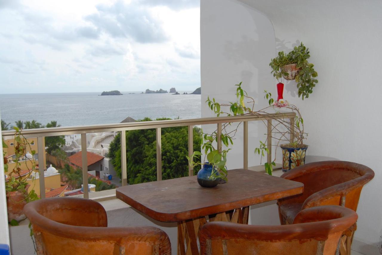 Enna Inn Ixtapa Departamentos Vista Al Mar Bagian luar foto