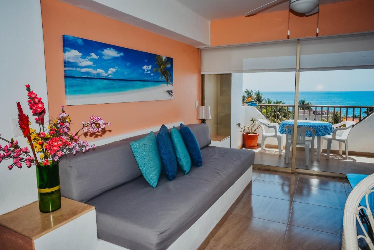 Enna Inn Ixtapa Departamentos Vista Al Mar Bagian luar foto